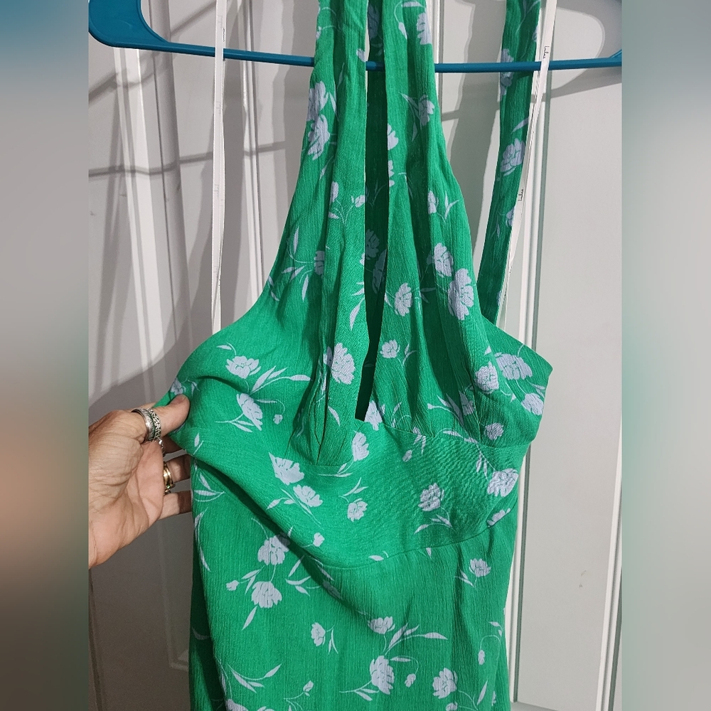 LULUS open back halter dress size large